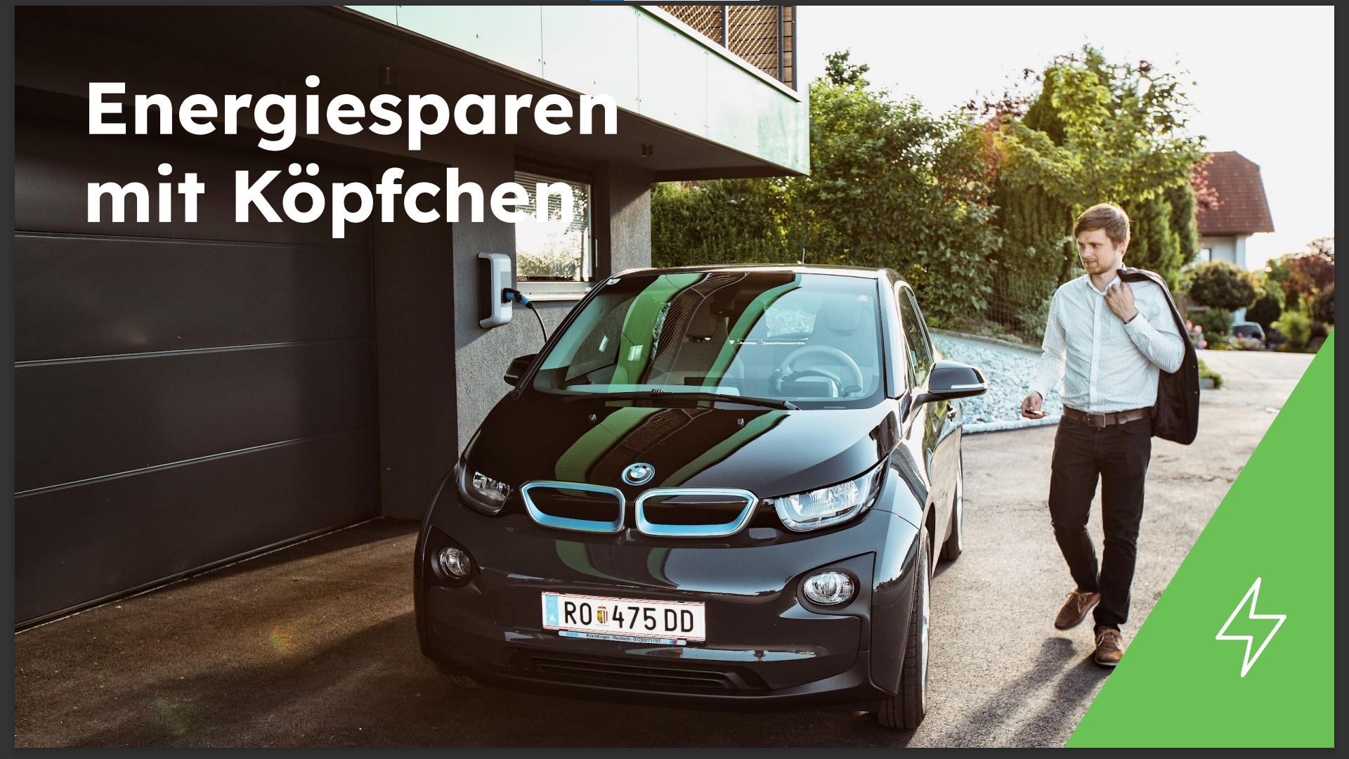 Energiesparen mit Köpfchen, mit der Loxone Wallbox